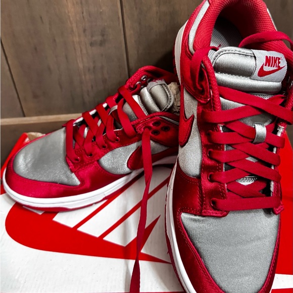 Nike Red and Gray Sneakers - Picture 1 of 4
